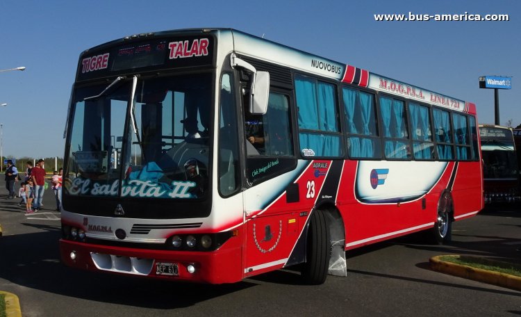 Agrale MA 15.0 - Nuovobus PH - MOGPSA
NEP 617
[url=https://bus-america.com/galeria/displayimage.php?pid=55466]https://bus-america.com/galeria/displayimage.php?pid=55466[/url]
[url=https://bus-america.com/galeria/displayimage.php?pid=55468]https://bus-america.com/galeria/displayimage.php?pid=55468[/url]

Línea 721 (Partido de Tigre), interno 23

