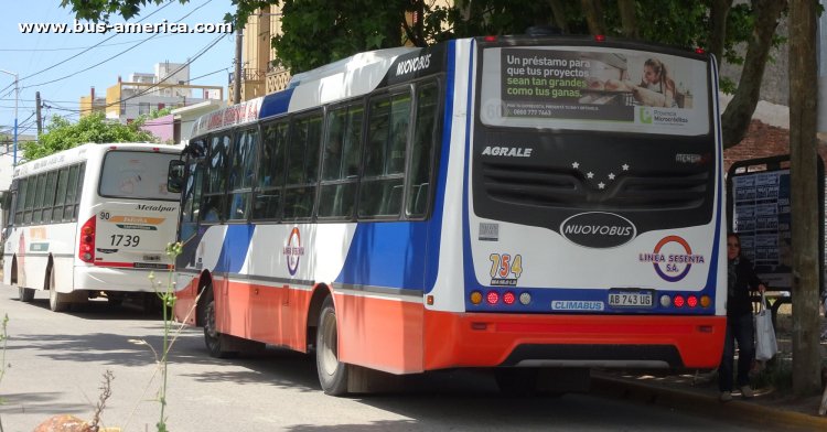 Agrale MA 15.0 LE - Nuovobus Menghi Euro - Línea Sesenta
AB 743 UG
[url=https://bus-america.com/galeria/displayimage.php?pid=51939]https://bus-america.com/galeria/displayimage.php?pid=51939[/url]

Línea 228B (Prov. Buenos Aires), interno 754
