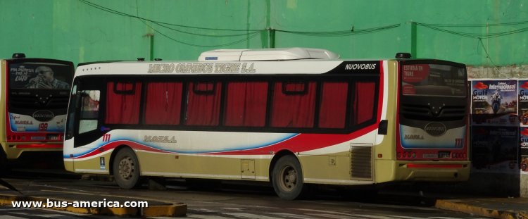Agrale MT 15.0 LE - Nuovobus Menghi - MOTSA
AA 272 HJ

Línea 228 (Prov. Buenos Aires), interno 111
