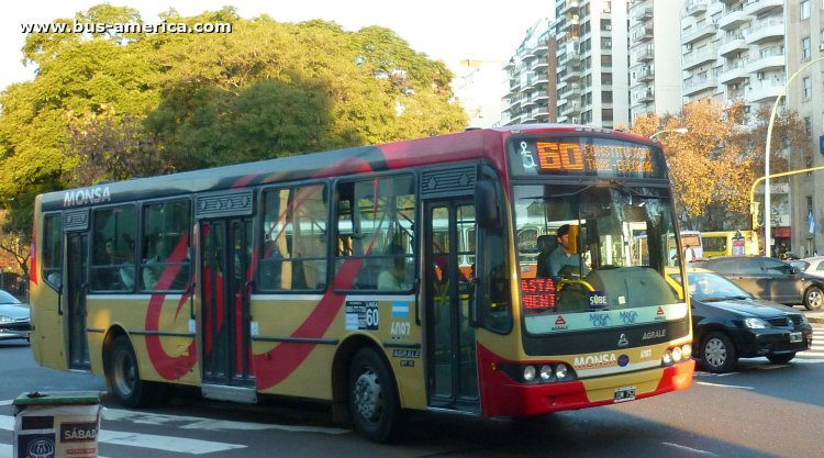 Agrale MT 15.0 LE - Nuovobus - MONSA
JUM 752

Línea 60 (Buenos Aires), interno 6097
