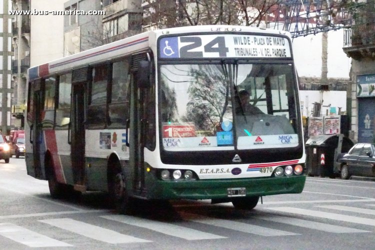 Agrale MT 15.0 LE - Nuovobus - ETAPSA
MAY 195

Línea 24 (Buenos Aires), interno 4970
