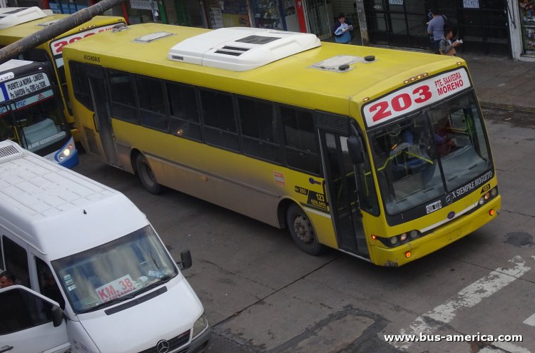 Mercedes-Benz O 500 U - Nuovobus - Azul
NDA 016

Línea 203 (Prov. Buenos Aires), interno 123
