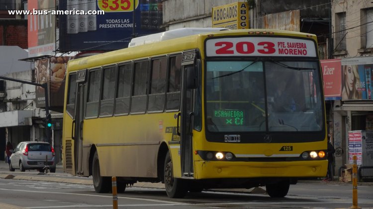Mercedes-Benz O 500 U - Nuovobus - Azul
MZU 113

Línea 203 (Prov. Buenos Aires), interno 125
