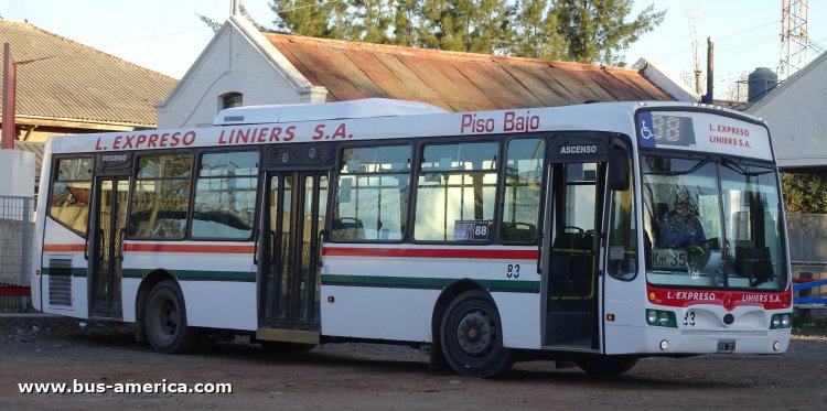 Mercedes-Benz O 500 U - Nuovobus Menghi - L.Expreso Liniers
OBV 303
[url=https://bus-america.com/galeria/displayimage.php?pid=56774]https://bus-america.com/galeria/displayimage.php?pid=56774[/url]

Línea 88 (fraccionamiento en Prov. Buenos Aires, no autorizado), interno 83
