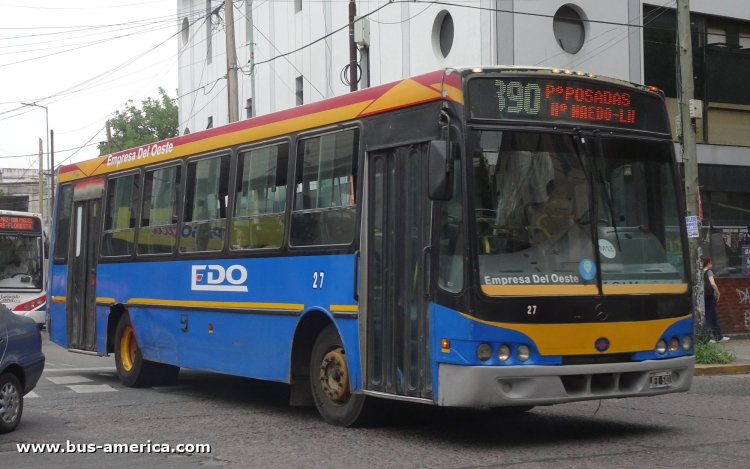 Mercedes-Benz OF 1418 - Nuovobus PH 0004 - EDO
JEI 541

Línea 390 (Prov. Buenos Aires), interno 27
