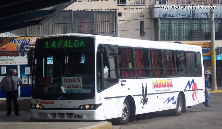 Mercedes-Benz OF 1418 - Nuovobus PH - Lumasa
JDM 475

Lumasa (Prov. Córdoba), interno 56, patente provincial 1080
