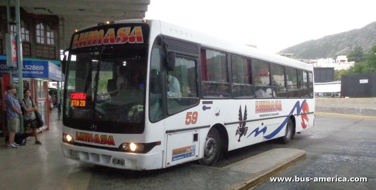 Mercedes-Benz OF 1418 - Nuovobus PH - Lumasa
JQM 478
[url=https://bus-america.com/galeria/displayimage.php?pid=59649]https://bus-america.com/galeria/displayimage.php?pid=59649[/url]
[url=https://bus-america.com/galeria/displayimage.php?pid=59650]https://bus-america.com/galeria/displayimage.php?pid=59650[/url]

Lumasa (Prov. Córdoba), interno 59, patente provincial 1079
