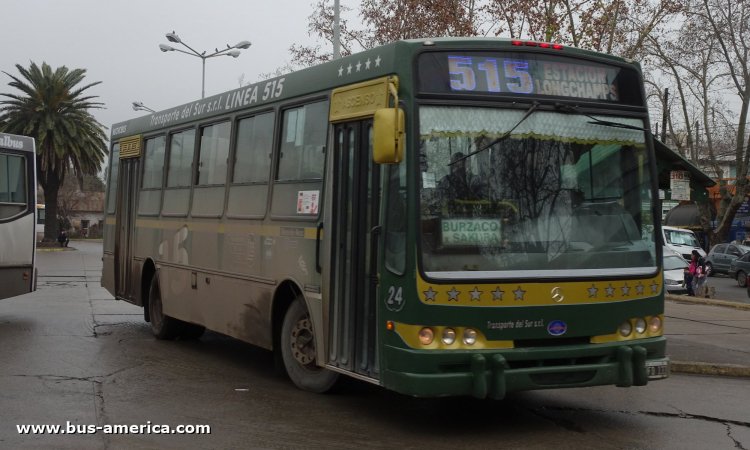 Mercedes-Benz OF 1418 - Nuovobus - Transp. Del Sur
JFD 133
[url=https://bus-america.com/galeria/displayimage.php?pid=52853]https://bus-america.com/galeria/displayimage.php?pid=52853[/url]

Línea 515 (Pdo. A.Brown), interno 24

