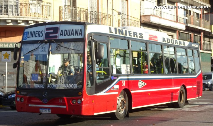 Mercedes-Benz OH 1621 L SB - Nuovobus Menghi Euro PH 0054 - 22 de Setiembre
AB 370 TN
[url=https://bus-america.com/galeria/displayimage.php?pid=66500]https://bus-america.com/galeria/displayimage.php?pid=66500[/url]

Línea 2 (Buenos Aires), interno 51

