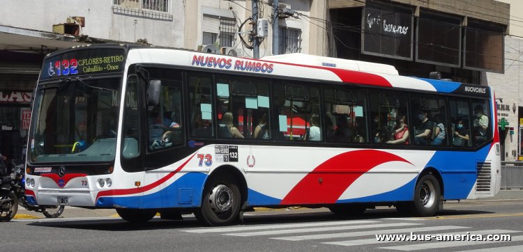 Mercedes-Benz OH 1718 L SB - Nuovobus Menghi - Nuevos Rumbos
OSF 741

Línea 132 (Buenos Aires), interno 73
