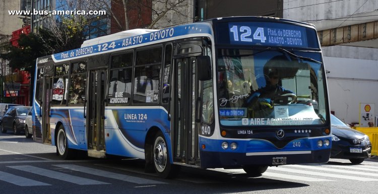 Mercedes-Benz OH 1718 L SB - Nuovobus Menghi PH 0022 - T.A.Callao
NLN 520

Línea 124 (Buenos Aires), interno 240
