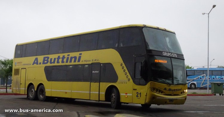 Volvo B12R - Busscar Panorámico DD (en Argentina) - Buttini
FLW 256

Línea 579 (Prov. Mendoza), interno 21
