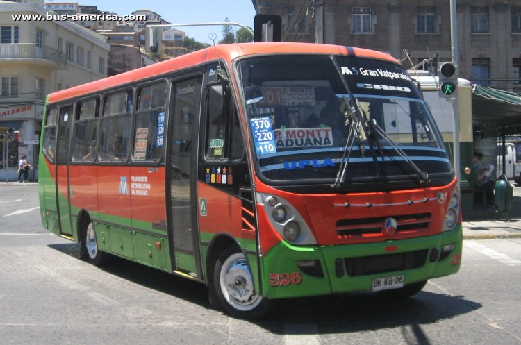 Mercedes-Benz LO 915 - CAIO Foz (en Chile) - Gran Valparaíso
BK-KG-26

Línea 501 (Valparaíso), unidad 526
