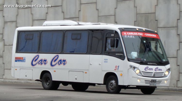 Agrale MA 8.5 T - Comil Pía (en Argentina) - Car Cor
LTU 012

Car-Cor (Prov. Córdoba), interno 31 - patente provincial 3142
