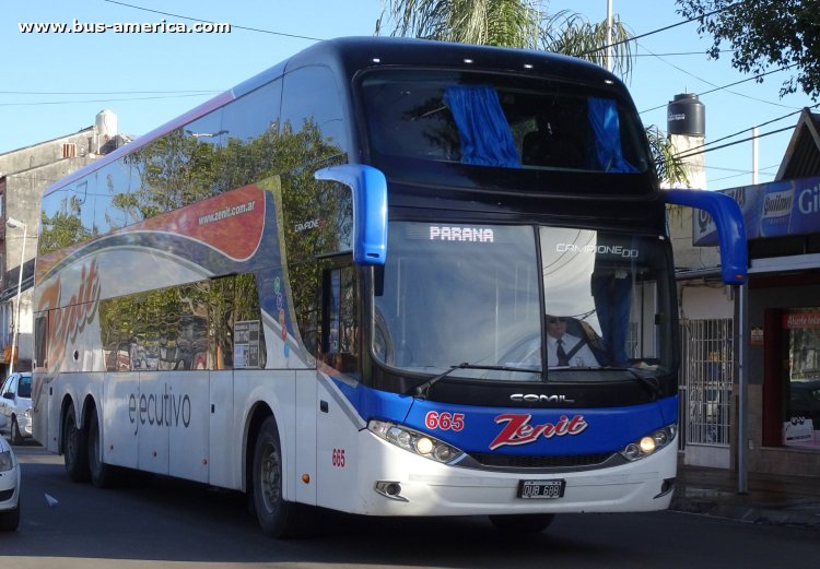 Mercedes-Benz O 500 RSD - Comil Campione DD (en Argentina) - Zenit
OUB 688

Zenit, unidad 665
