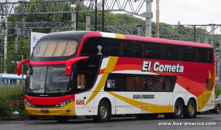 Mercedes-Benz O 500 RSD - Comil Campione DD (en Argentina) - El Cometa
OTQ 657

El Cometa, interno 520
