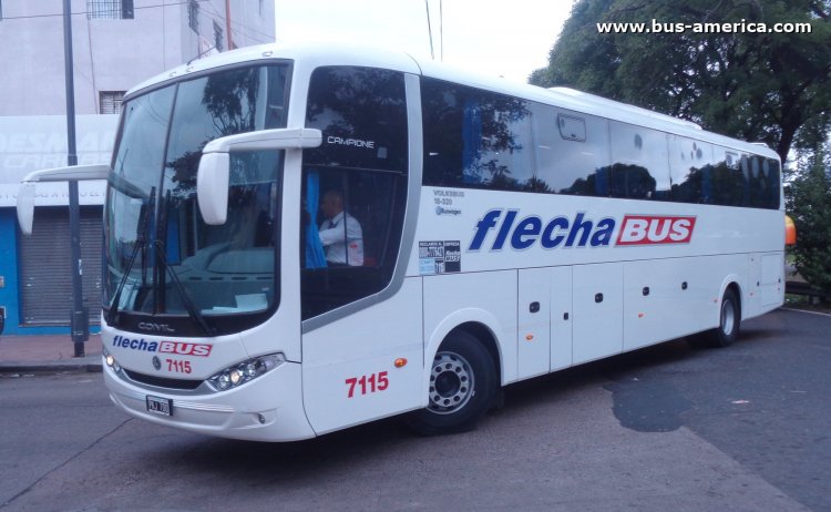 Volkswagen 18.320 EOT - Comil Campione 365 (en Argentina) - Flecha Bus
PKJ 700
[url=https://bus-america.com/galeria/displayimage.php?pid=55647]https://bus-america.com/galeria/displayimage.php?pid=55647[/url]

Flecha Bus, interno 7115
