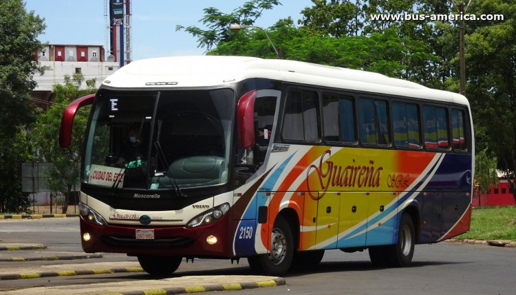 Volvo B - Mascarello Roma M4 (en Paraguay) - Guaireña
DAU 885
[url=https://bus-america.com/galeria/displayimage.php?pid=56706]https://bus-america.com/galeria/displayimage.php?pid=56706[/url]

Guaireña, unidad 2150
