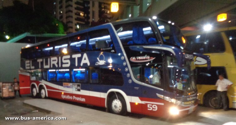 Volvo B450R - Marcopolo G7 Paradiso 1800 DD (en Argentina) - El Turista
AA 054 FD

El Turista, interno 59
