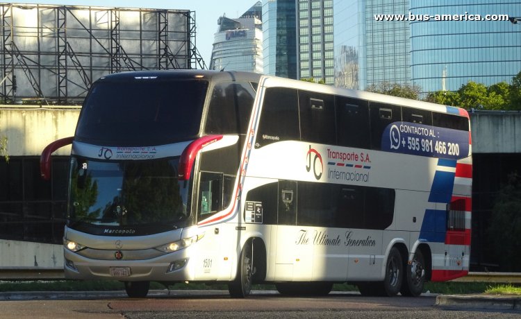 Mercedes-Benz O-500 RSD - Marcopolo G7 Paradiso 1800 DD (para Paraguay) - JC Internacional
BRB 662
[url=https://bus-america.com/galeria/displayimage.php?pid=60420]https://bus-america.com/galeria/displayimage.php?pid=60420[/url]

JC Internacional, interno 1501
