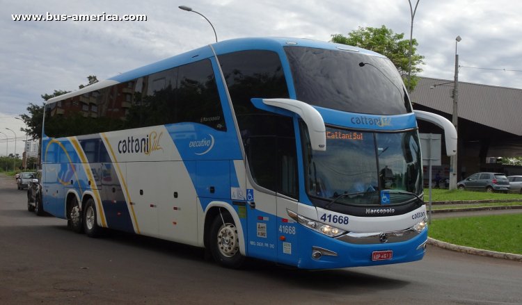 Mercedes-Benz O 500 RSD - Marcopolo G7 Marcopolo 1600 LD - Cattani Sul
AUP-4616
[url=https://bus-america.com/galeria/displayimage.php?pid=63654]https://bus-america.com/galeria/displayimage.php?pid=63654[/url]

Linha 001.0525-501 (Edo.Paraná)
Cattani Sul, unidad 41668
