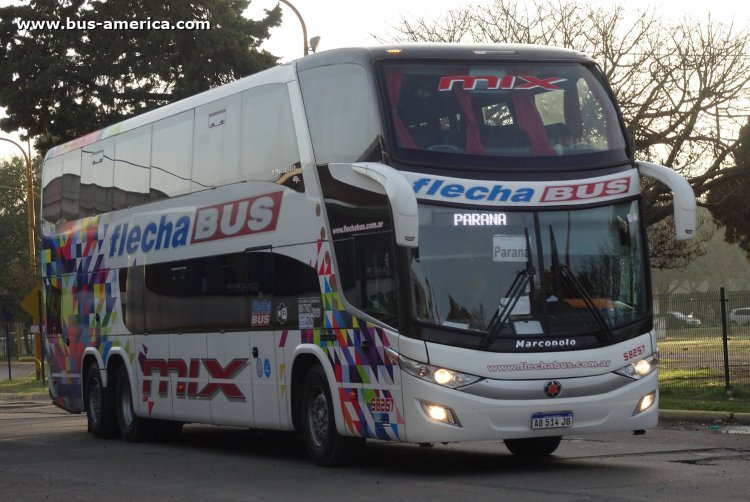 Mercedes-Benz O 500 RSD - Marcopolo G7 Paradiso 1800 DD (en Argentina) - Flecha Bus
AB 514 JB

Flecha Bus, interno 58257
