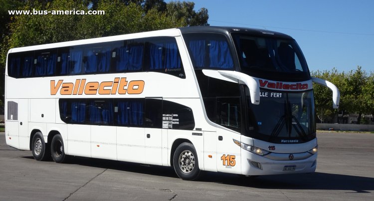Mercedes-Benz O 500 RSD - Marcopolo G7 Paradiso 1800 DD (en Argentina) - Red Tulum , Vallecito
AC 331 YH
[url=https://bus-america.com/galeria/displayimage.php?pid=61603]https://bus-america.com/galeria/displayimage.php?pid=61603[/url]

Línea 800 (Prov.San Juan), interno 115
