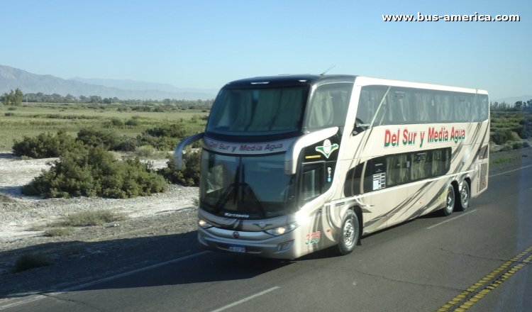Mercedes-Benz O 500 RSD - Marcopolo G7 Paradiso 1800 DD (en Argentina) - Del Sur y Media Agua
AB 037 OP

Del Sur y Media Agua, interno 328
