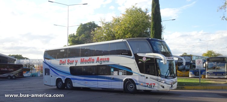 Mercedes-Benz O 500 RSD - Marcopolo New G7 Paradiso 1800 DD (en Argentina) - Del Sur y Media Agua
AF 955 RI
[url=https://bus-america.com/galeria/displayimage.php?pid=63116]https://bus-america.com/galeria/displayimage.php?pid=63116[/url]

Del Sur y Media Agua, interno 747
