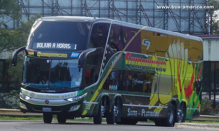 Mercedes-Benz O-500 RSDD - Marcopolo Paradiso G7 1800 DD (para Bolivia) - Quirquincho 
4543 KZK
[url=https://bus-america.com/galeria/displayimage.php?pid=65740]https://bus-america.com/galeria/displayimage.php?pid=65740[/url]
[url=https://bus-america.com/galeria/displayimage.php?pid=65741]https://bus-america.com/galeria/displayimage.php?pid=65741[/url]

Quirquincho, unidad 320
