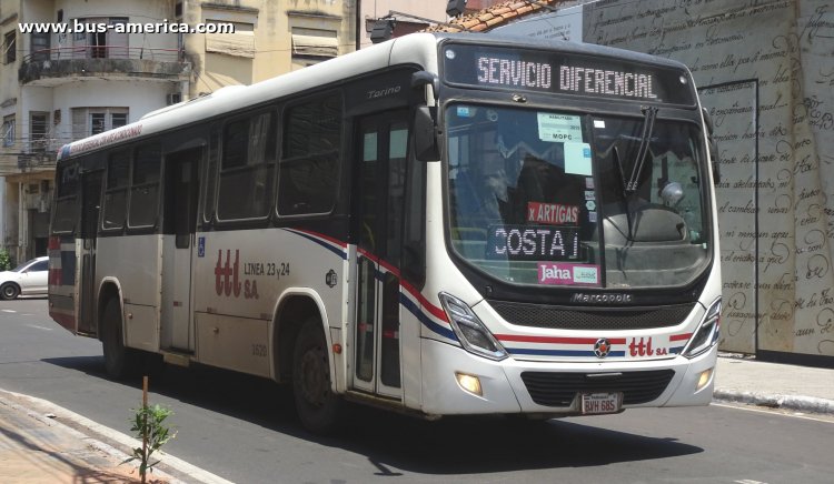 Mercedes-Benz OF 1722 - Marcopolo Novo Torino (en Paraguay) - TTL
BVH 865
[url=https://bus-america.com/galeria/displayimage.php?pid=52127]https://bus-america.com/galeria/displayimage.php?pid=52127[/url]

Línea 23/24 (Asunción), unidad 1620
