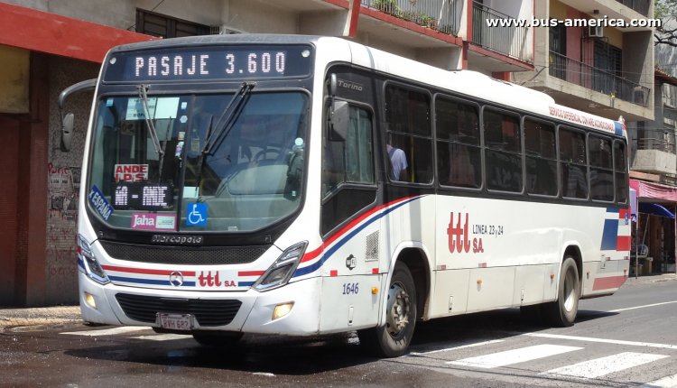 Mercedes-Benz OF 1722 - Marcopolo Novo Torino (en Paraguay) - TTL
BVH 682

Línea 23/24 (Asunción), unidad 1646
