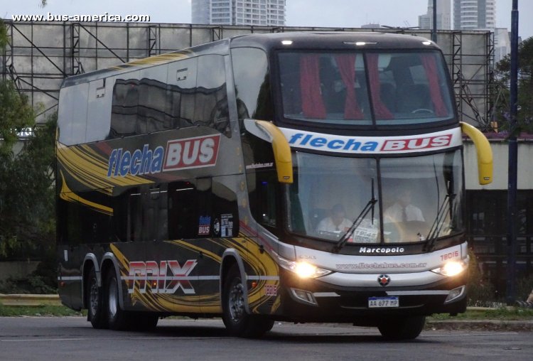 Scania K 400 B - Marcopolo G7 Paradiso 1800 DD (en Argentina) - Flecha Bus
AA 677 MP
[url=https://bus-america.com/galeria/displayimage.php?pid=55679]https://bus-america.com/galeria/displayimage.php?pid=55679[/url]

Flecha Bus, interno 78016
