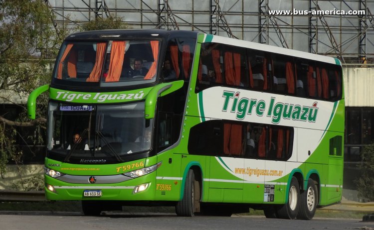 Scania K 400 B - Marcopolo G7 Paradiso 1800 DD (en Argentina) - Exp. Tigre Iguazú , Vía Bariloche
AB 613 SE
[url=https://bus-america.com/galeria/displayimage.php?pid=53208]https://bus-america.com/galeria/displayimage.php?pid=53208[/url]

Exp. Tigre Iguazú, interno T59766

