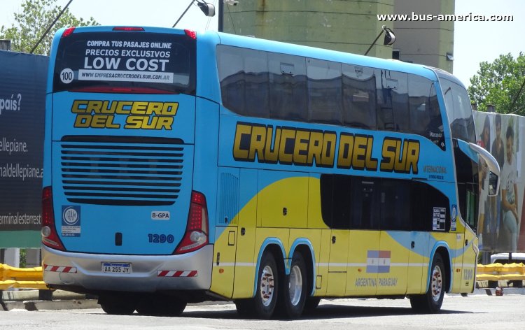 Scania K 400 B - Marcopolo Paradiso G7 1800 DD (en Argentina) - Crucero Del Sur , Turismo Parque
AA 255 JY
[url=https://bus-america.com/galeria/displayimage.php?pid=65535]https://bus-america.com/galeria/displayimage.php?pid=65535[/url]
[url=https://bus-america.com/galeria/displayimage.php?pid=65536]https://bus-america.com/galeria/displayimage.php?pid=65536[/url]

Crucero Del Sur, interno 1290
