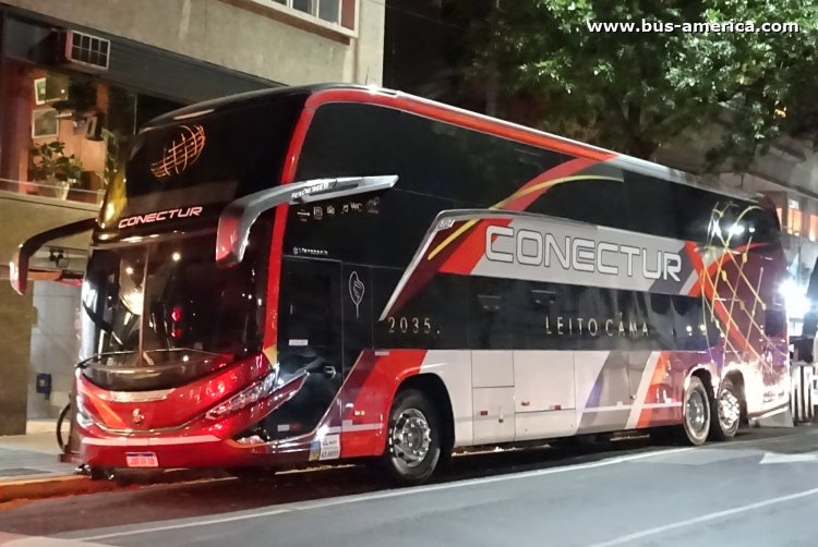 Scania K 410NB - Marcopolo G8 Paradiso 1800 DD - Conectur
JDF2 F38

Conectur, unidad 2035
