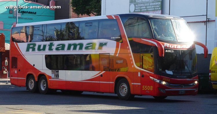Scania K 410 - Marcopolo G7 Paradiso 1800 DD (en Argentina) - Rutamar
OWH 659

Rutamar, interno 5508
