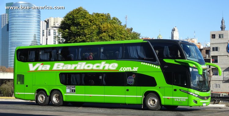 Scania K 440 B - Marcopolo New G7 Paradiso 1800 DD (en Argentina) - Via Bariloche
AF 002 RX
[url=https://bus-america.com/galeria/displayimage.php?pid=57700]https://bus-america.com/galeria/displayimage.php?pid=57700[/url]

Via Bariloche, interno V42196

