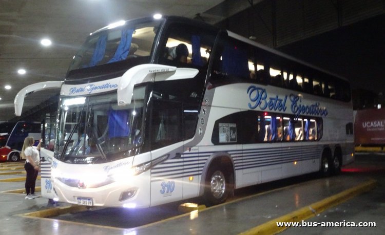 Scania K 440 B - Marcopolo New G7 Paradiso 1800 DD (en Argentina) - Betel
AF 381 VY

Betel, interno 310
