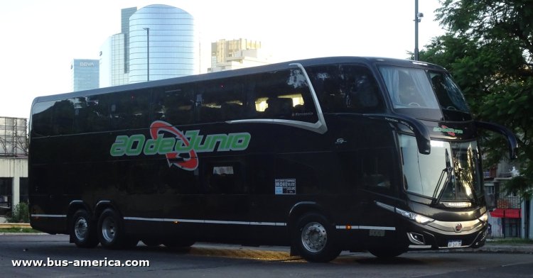 Scania K 440 B - Marcopolo New G7 Paradiso 1800 DD (en Argentina) - 20 de Junio
AF 149 IM
[url=https://bus-america.com/galeria/displayimage.php?pid=61776]https://bus-america.com/galeria/displayimage.php?pid=61776[/url]

20 de Junio, interno 9009
