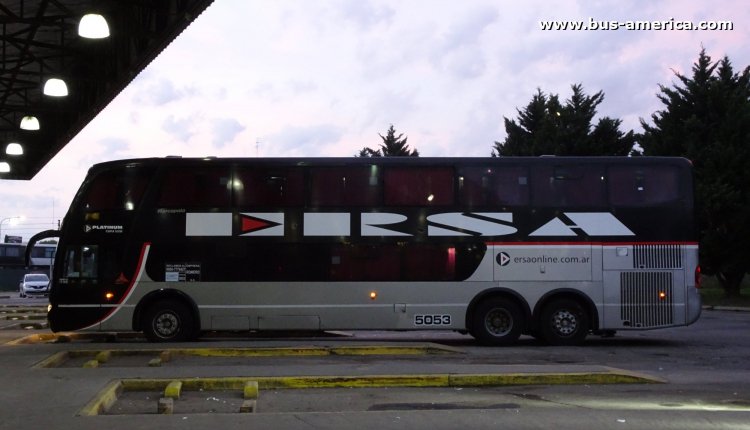 Volvo B12R - Marcopolo G6 Paradiso 1800 DD (en Argentina) - ERSA
MEQ 736

ERSA, interno 5053
