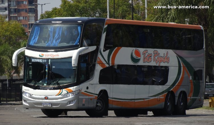 Volvo B450R - Marcopolo G7 Paradiso 1800 DD (en Argentina) - TATA Rápido
AC 929 SR
[url=https://bus-america.com/galeria/displayimage.php?pid=61681]https://bus-america.com/galeria/displayimage.php?pid=61681[/url]

C.P. 107 (Prov. Santa Fe), interno 11
