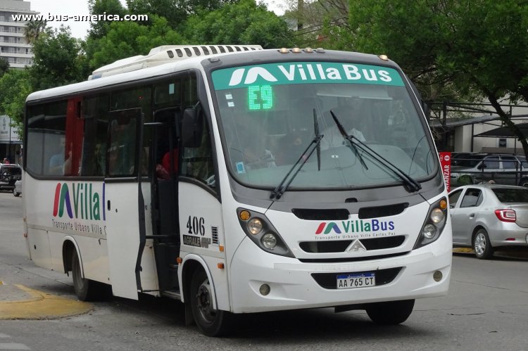 Agrale MA 8.5 - Saldivia Aries 305 - Villa Bus
AA 765 CT
[url=https://bus-america.com/galeria/displayimage.php?pid=54980]https://bus-america.com/galeria/displayimage.php?pid=54980[/url]

Línea E9 (Villa Carlos Paz), interno 406 [desde octubre 2020]
Ex Car Cor (Prov. Córdoba) [2016-2020]
