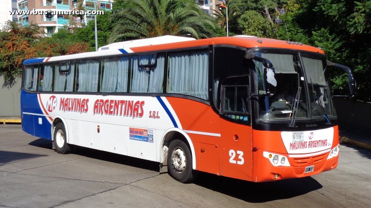 Mercedes-Benz O 500 M - Saldivia Aries 2 325 - Malvinas Argentinas
HSS 426

Malvinas Argentinas (Prov. Córdoba), patente provincial 1538, interno 23
