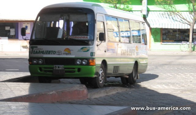 Toyota Coaster (en Argentina) - Sarmiento
¿AJV 586?

Sarmiento (Prov. Córdoba), interno 7
