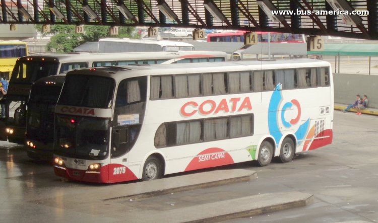 Mercedes-Benz O 400 RSD - Sudamericanas F-50 - COATA
COATA (Prov. Córdoba), interno 2075, patente provincial 1408
