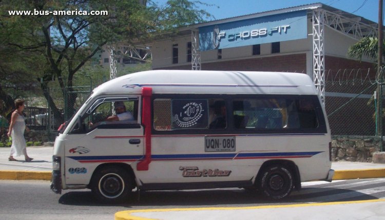 Nissan Urvan (en Colombia) - Bastidas
UQN-080

Bastidas (S.Marta), unidad 062
