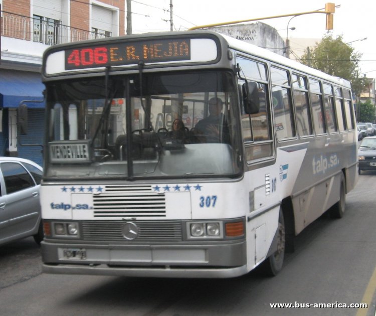 Mercedes-Benz OF 1620 - Eivar - TALP
¿DNG 003?

Línea 406 (Prov. Buenos Aires), interno 307
