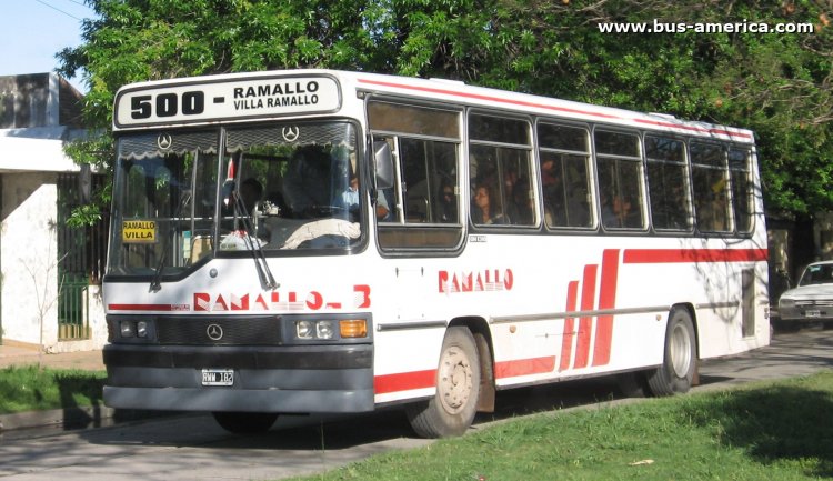 Mercedes-Benz OH 1316 - Eivar 21-92 - Colectivos Ramallo
RWW 182 - C.1740415 patente anterior

Línea 500 (Pdo. Ramallo), interno 3

