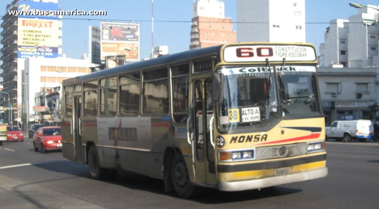 Mercedes-Benz OHL 1320 - Eivar 28-94 - MONSA
BPF 478
[url=https://bus-america.com/galeria/displayimage.php?pid=63598]https://bus-america.com/galeria/displayimage.php?pid=63598[/url]

Línea 60 (Buenos Aires), interno 22
